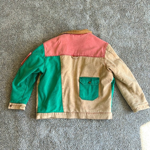 Rare Unisex Patchwork Denim Jacket - Picture 3 of 4